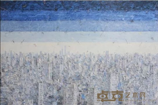 《看不见的城市29》 王小双 150x100cm 2019年 布面油画