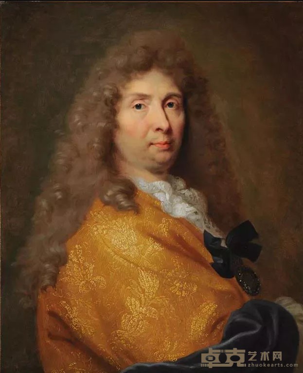 《夏尔·勒布伦肖像》 尼古拉·德·拉吉利埃（1656—1746） 75x59cm 1683年 布面油画