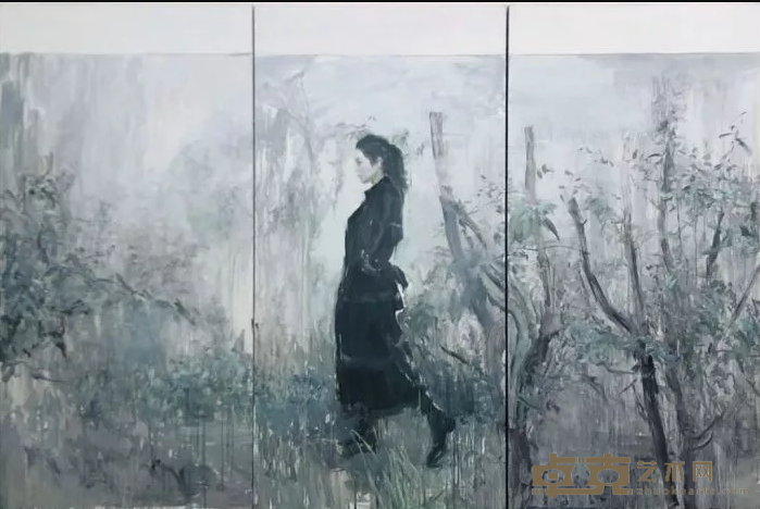 《野苑女墙No.2》 200x300cm 2019年 布面油画