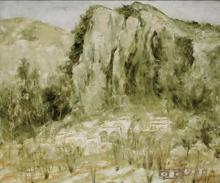 《山水系列·山歌》 栗子明 72x53cm 2006年