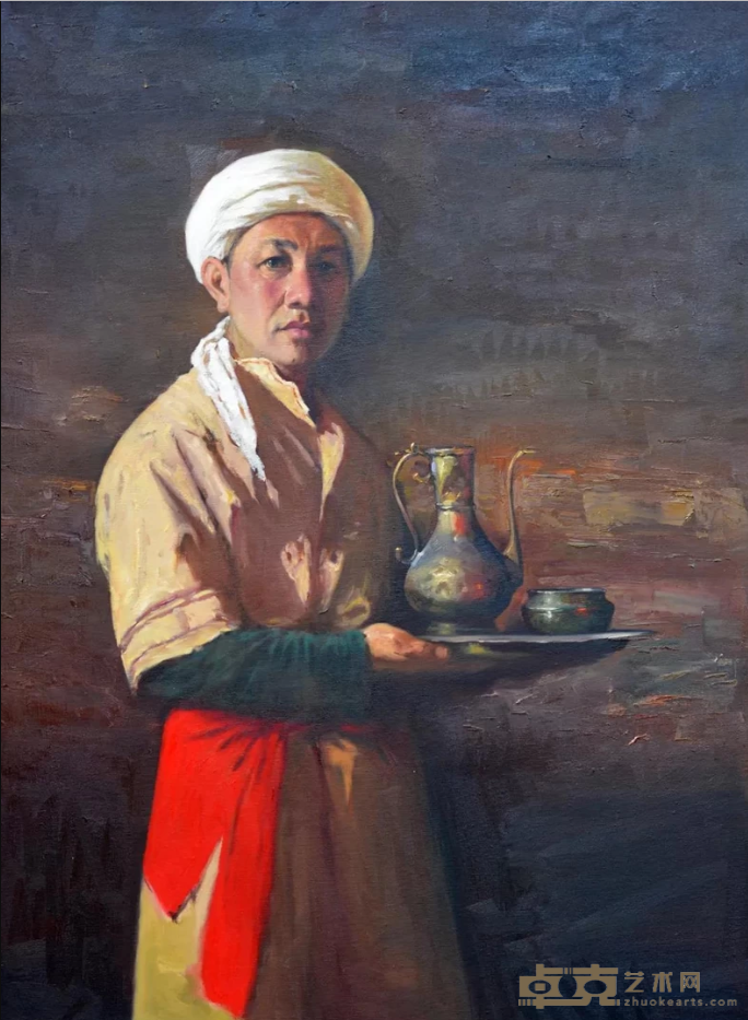 《卡拉文·萨利的仆人》 阿拉库诺夫·阿伊普（吉尔吉斯斯坦） 106x80cm 2017年 布面油画