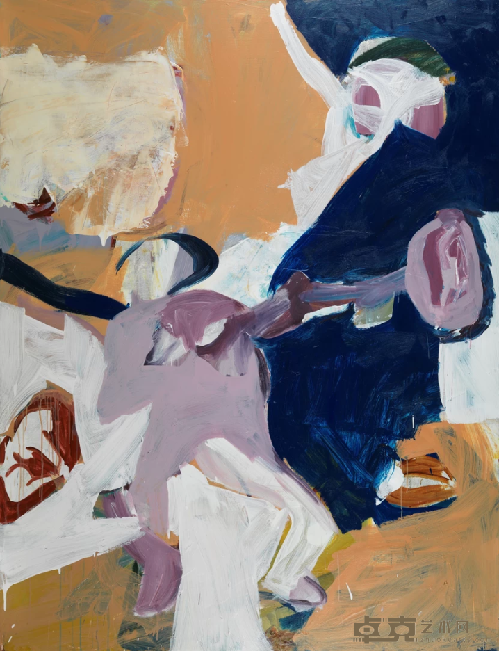 《匿名2019No.5》 肖克刚 206×160cm 2019年 布面丙烯