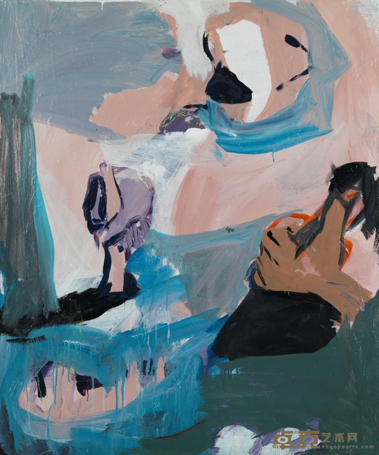 《匿名2019No.4》 肖克刚 120×97cm 2019年 布面丙烯