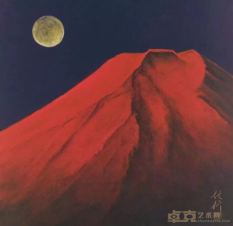 《红富岳》 清水信行 33x21cm
