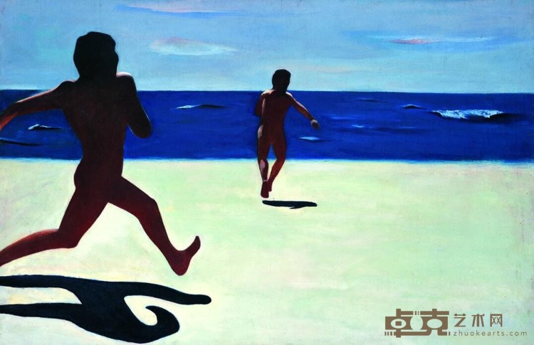 《海风》 张伟 100×130cm 1985年 油画