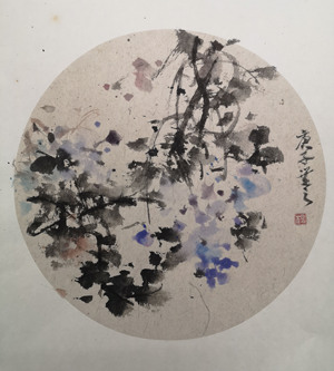 《紫藤四》