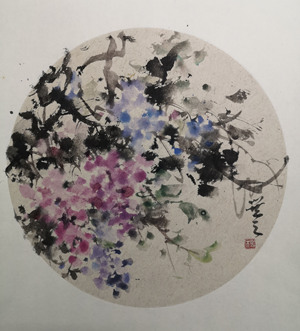 《紫藤五》