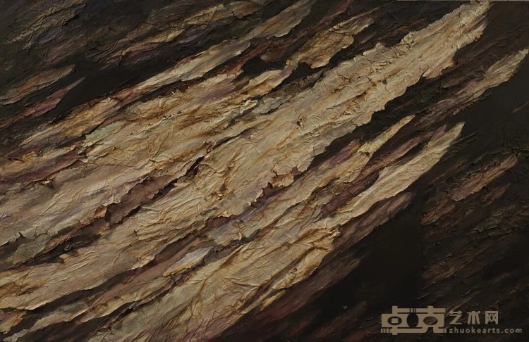 《殇·NO.29》 吴武彬 200x130cm 2019年 纸本水性综合材料
