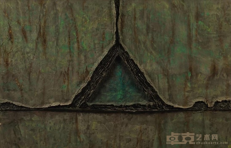 《殇·NO.14》 吴武彬 200x130cm 2019年 纸本水性综合材料