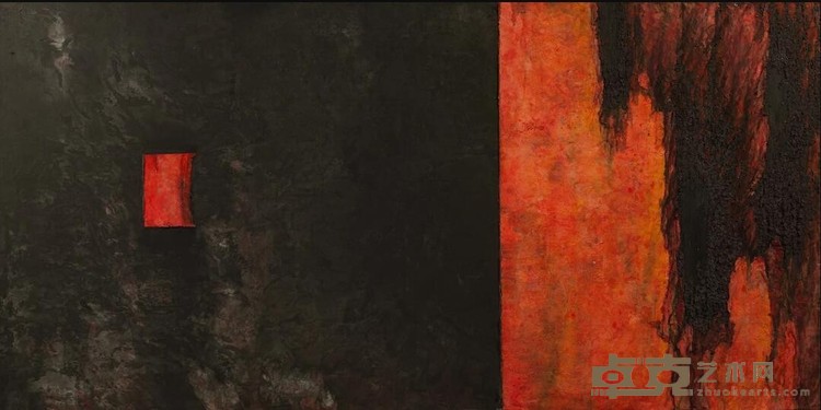 《殇·NO.17》 吴武彬 300x150cm 2019年 纸本水性综合材料
