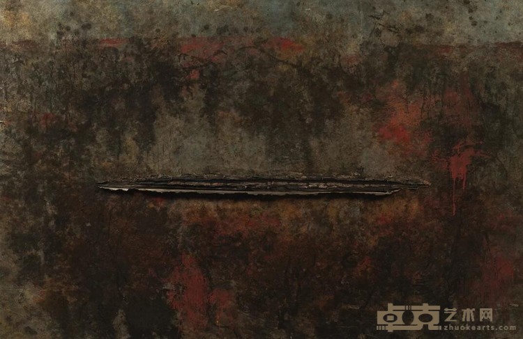 《殇·NO.26》 吴武彬 200x130cm 2019年 纸本水性综合材料