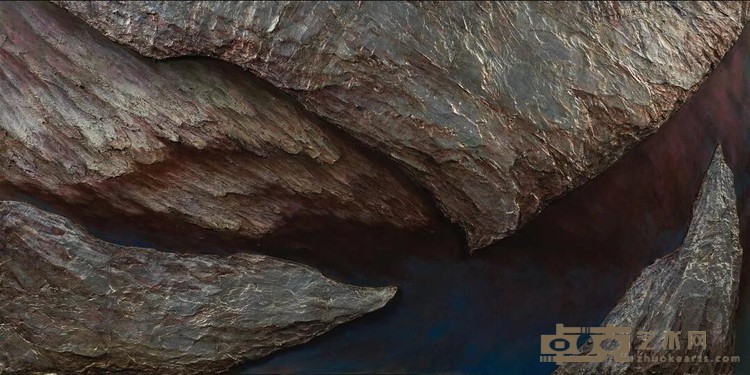 《殇·NO.33》 吴武彬 300x150cm 2019年 油性金属综合材料
