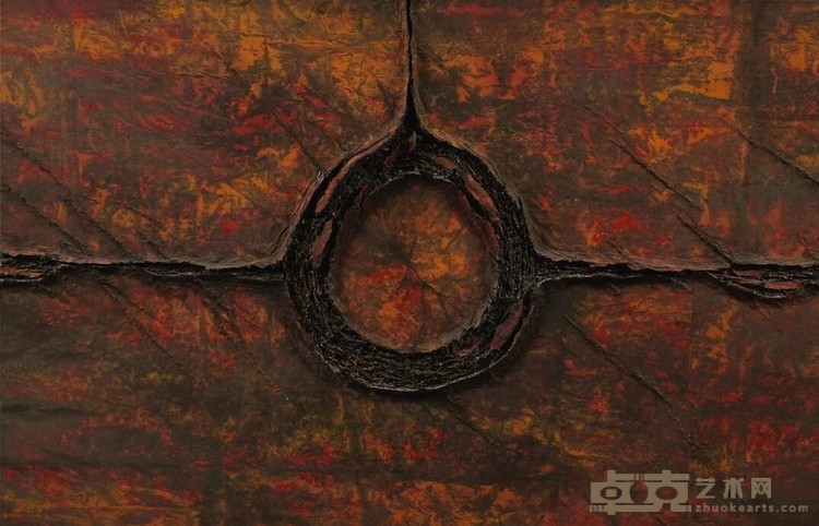 《殇·NO.12》 吴武彬 200x130cm 2019年 纸本水性综合材料
