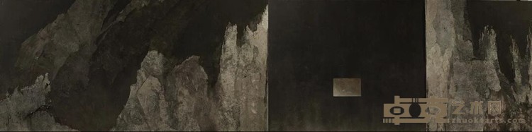 《殇·NO.24》 吴武彬 600x150cm 2019年 纸本水性综合材料