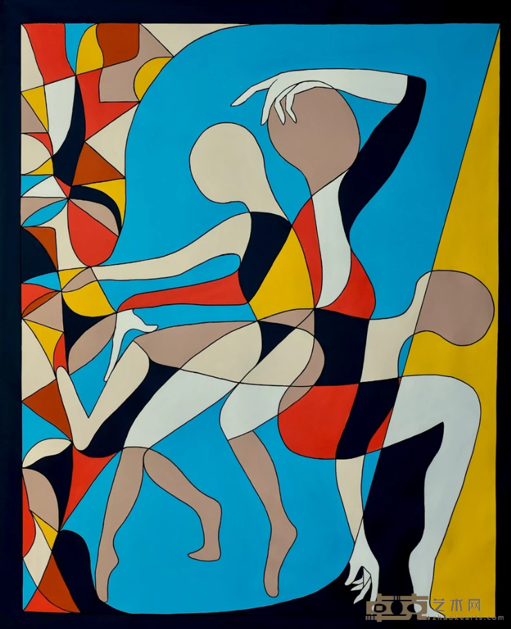 《Equilibrium》 Jean Luc Feugeas 84×103cm Acrylic on Canvas