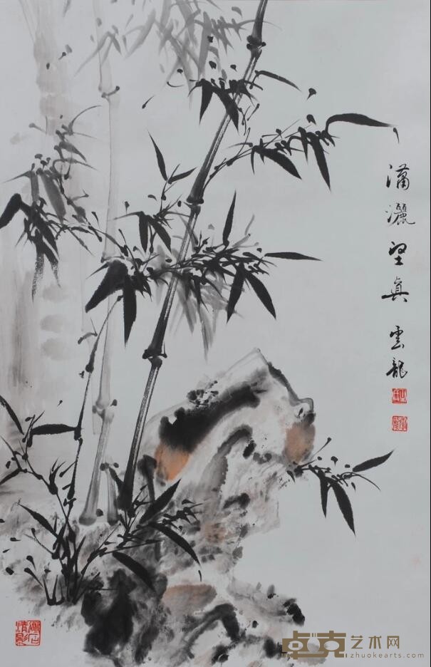 《潇洒坚贞》 主云龙 68x48cm 纸本国画