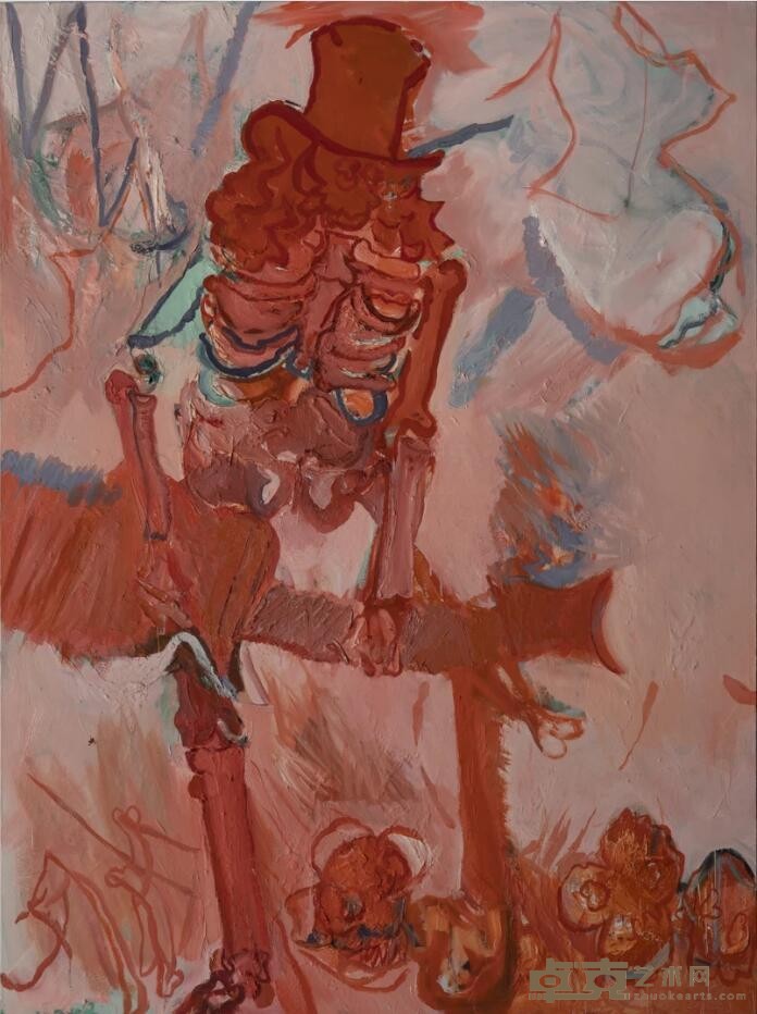 《ParadiseWalk 2# 1》 朱湘闽 ZHU Xiangmin 50x200cm 2019年 布面油画