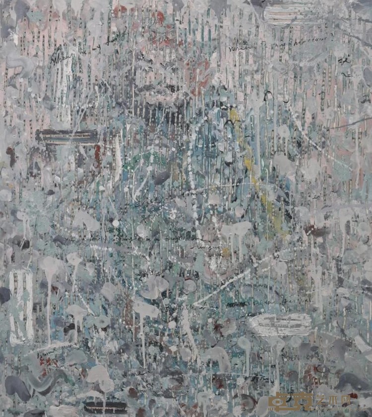 《门神》 谢凌峰 60x50cm 2017年 木板油画