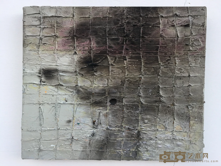 《nCoV隔离1》 施乐群 30x20cm 2020年 综合材料