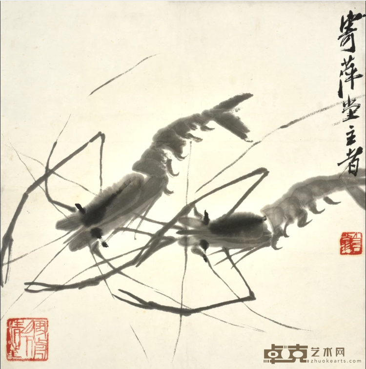 对虾图 齐白石