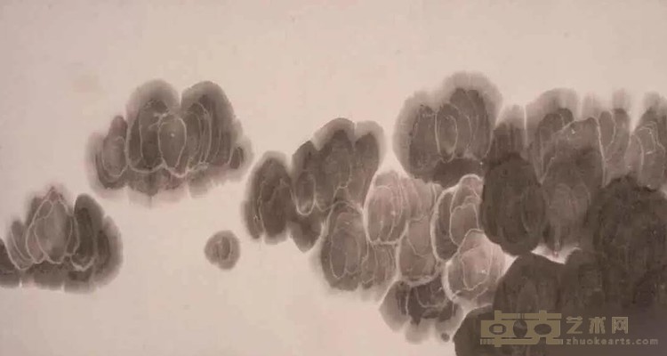 《昆仑山-浮山系列》 张健 96x178cm 纸本设色