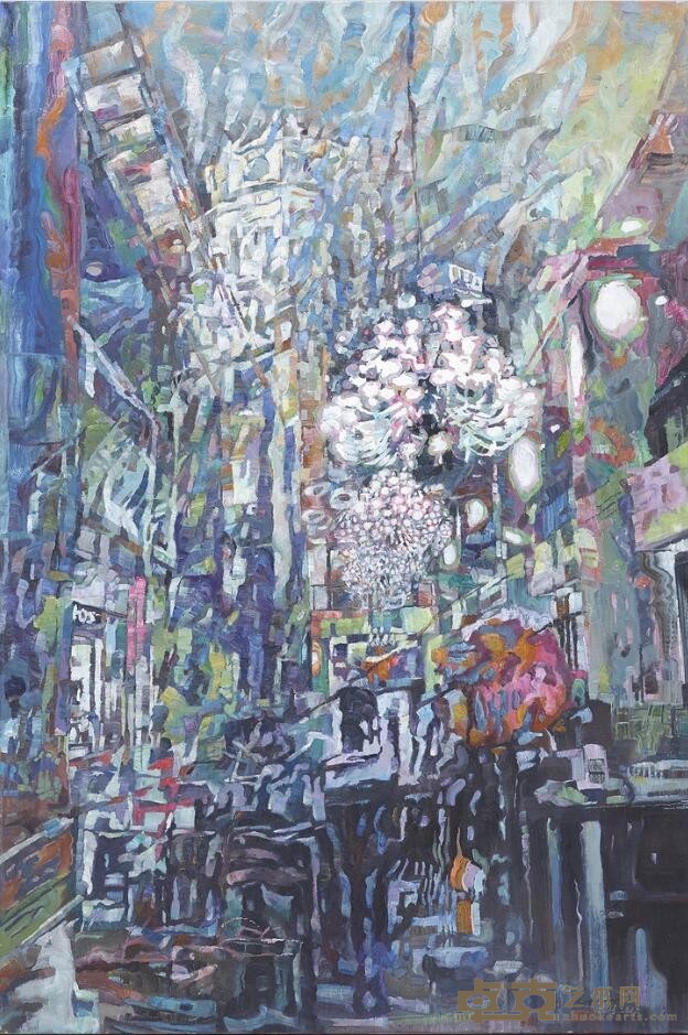 《幕墙外的邬达克 Hudechs architecture》 王维安 105x155cm 2018年