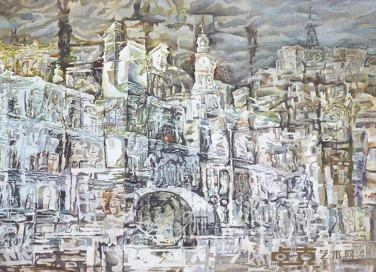 《魔都 Fascinating city》 王维安 185x135cm 2016年