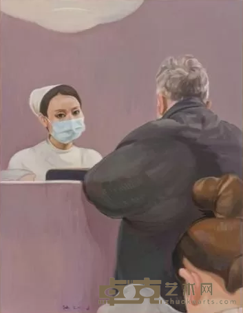 《犹在镜中1 》 张慧 145.8x112cm 2018年 布面油画