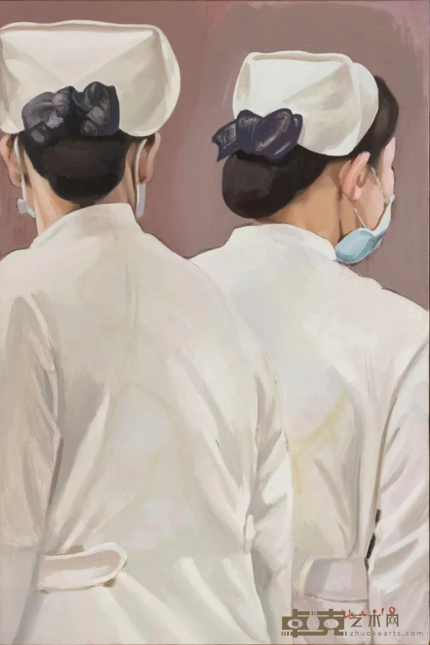 《犹在镜中2》 张慧 1205x800mm 2018年 布面油画