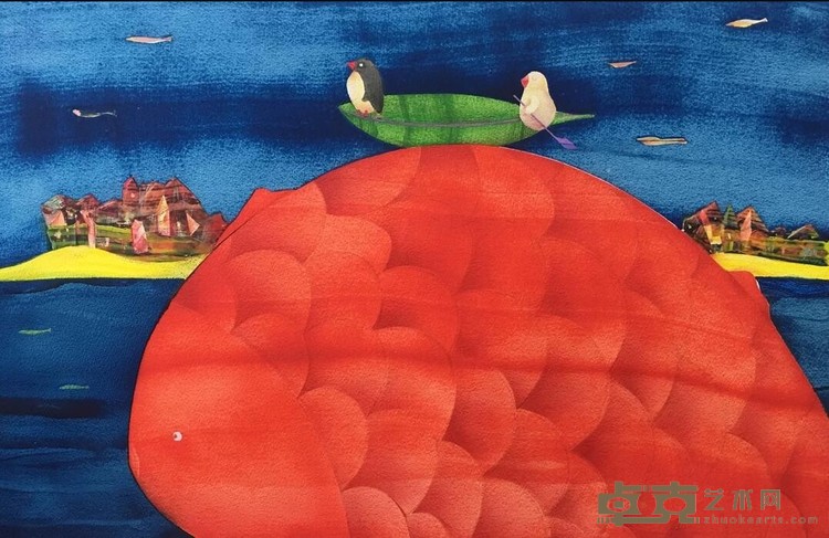 《天涯海角》 王小松 55x35cm 2018