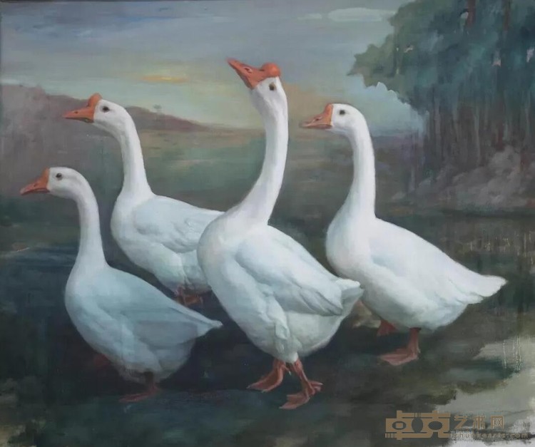 《曲颈向天》 王家琪 90x60cm 2010年