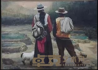 《探寻》 王家琪 116x85cm 1998年