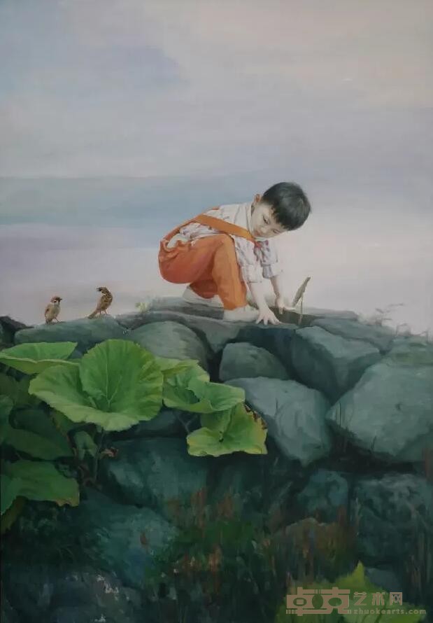 《童趣》 王家琪 114x163cm 2014年