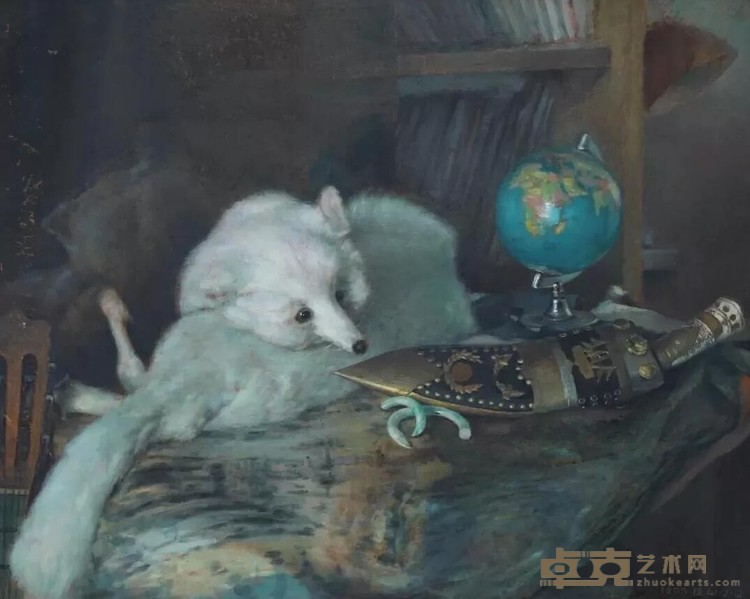 《狐影》 王家琪 76x61cm 1996年