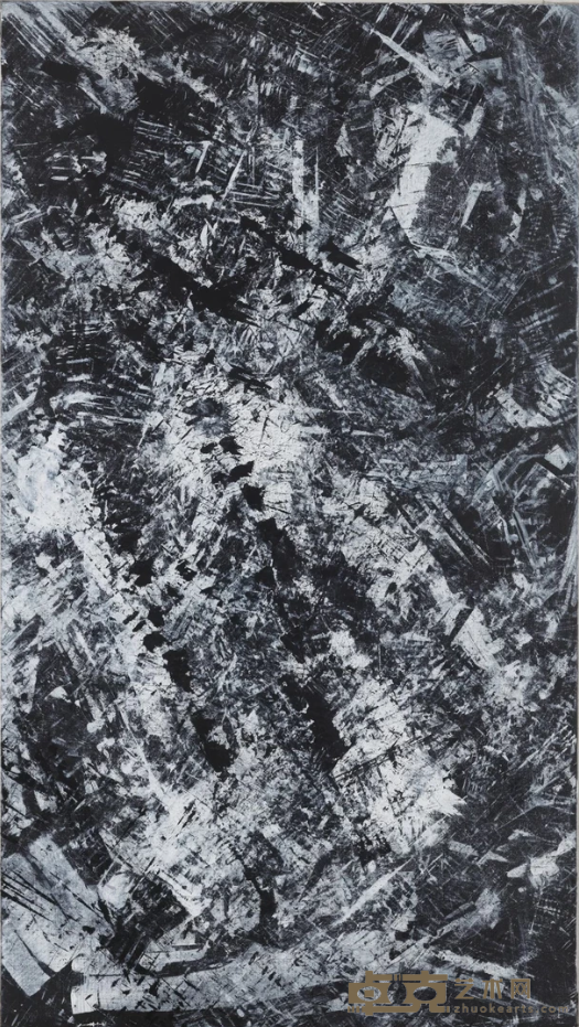 《2017-9》 吴谦 160x90cm 布面综合材料