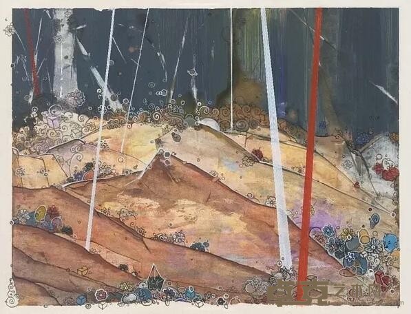 《剩余图像No.13-构》 普鹏 40.5x31.5cm 2019年 卡纸丙烯