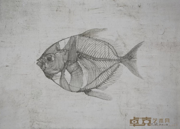 《直到永远》系列二 何曦 43x31cm 2019年 纸本水墨