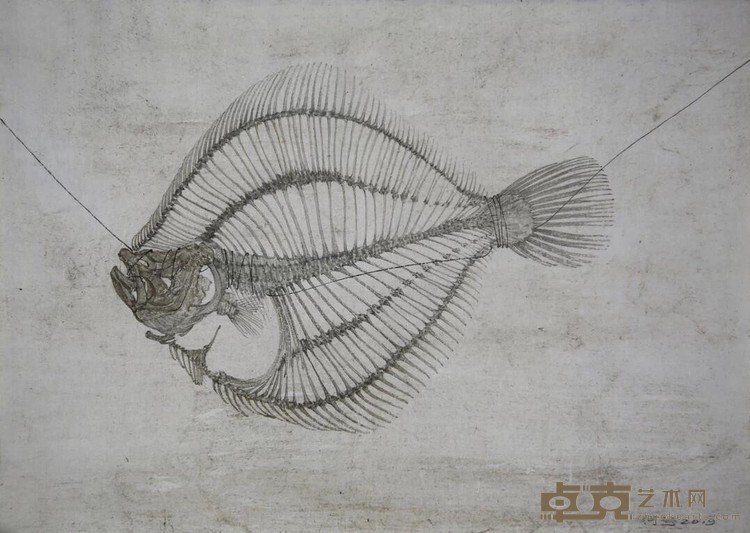 《直到永远》系列一 何曦 43x31cm 2019年 纸本水墨