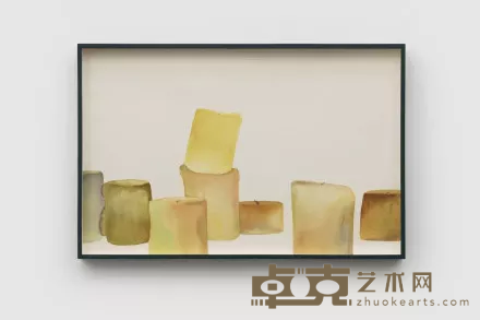 《夜晚》 翟倞 66x101.6cm 2020年 纸本水彩