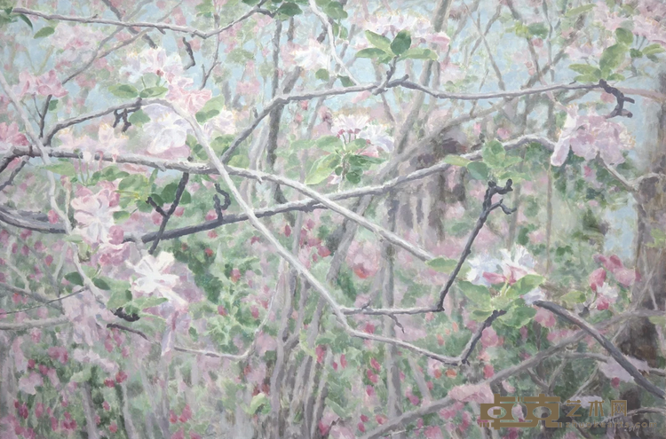 《烂漫》 蒋国蓉 60x90cm 2019年 布面油画