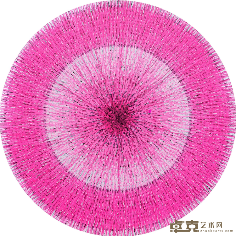 《元速》 孟禄丁 直径200cm 2015年 布面丙烯