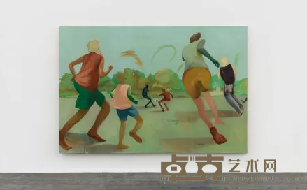 《野球》 翟倞 156x231cm 2020年 布面油画