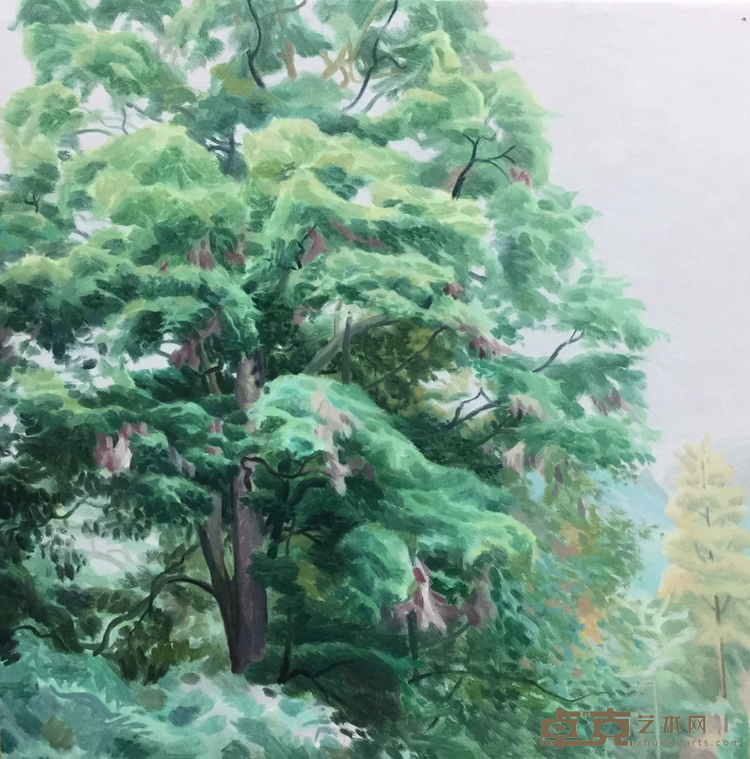 《小品02》 蒋国蓉 50x50cm 2015年 布面油画