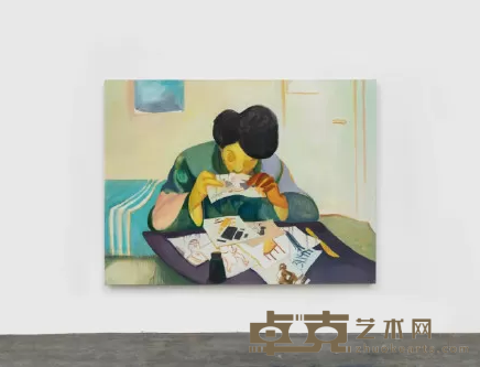 《早餐》 翟倞 135x180cm 2020年 布面油画