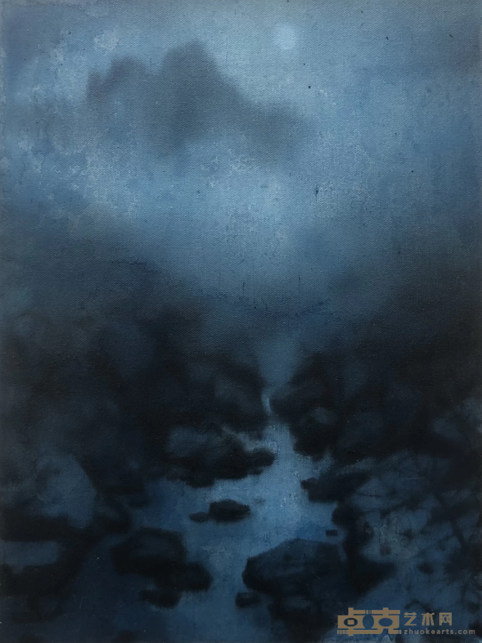 《blue-1》 叶剑青 35x25cm 2020年