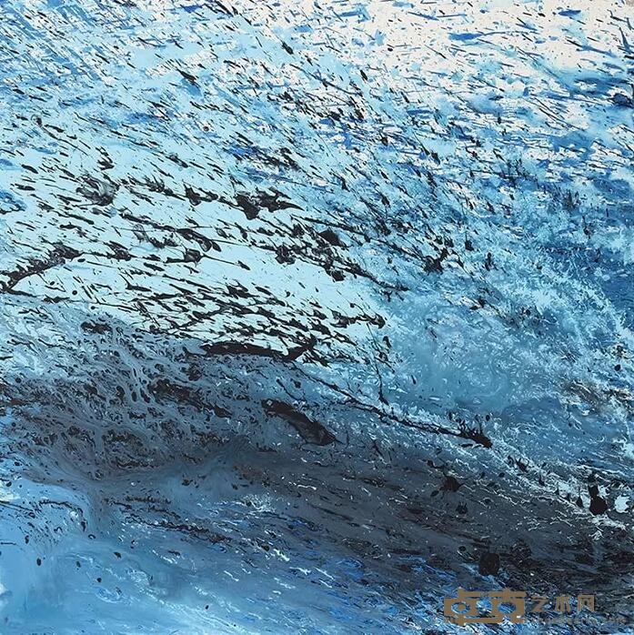 《无题3》 娄正纲 130x130cm 2019年