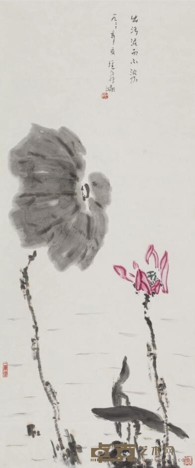 《出污泥而不染》 潘飞仑 173x70cm 1999年