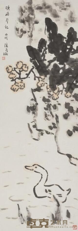 《塘西行记》 潘飞仑 207x70cm 2006年