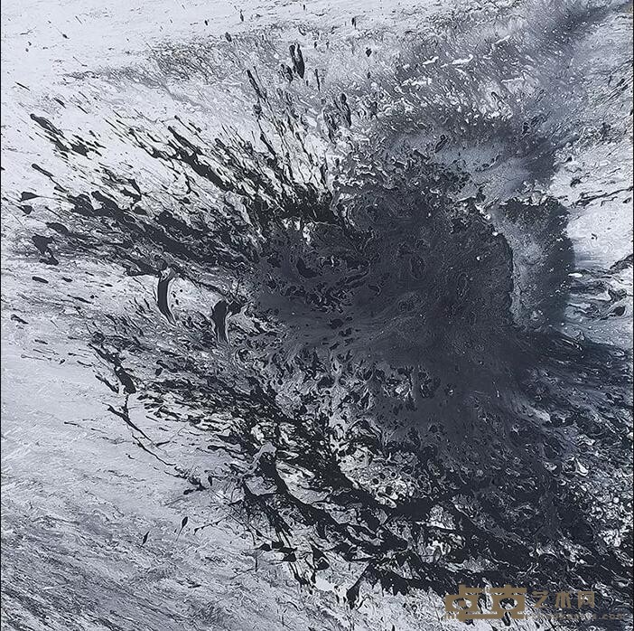 《无题2》 娄正纲 130x130cm 2019年