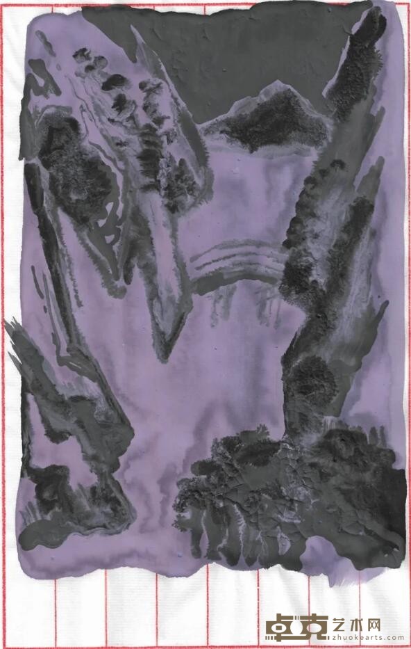 《120206》 李涛 29x19cm 2020年 纸本水墨